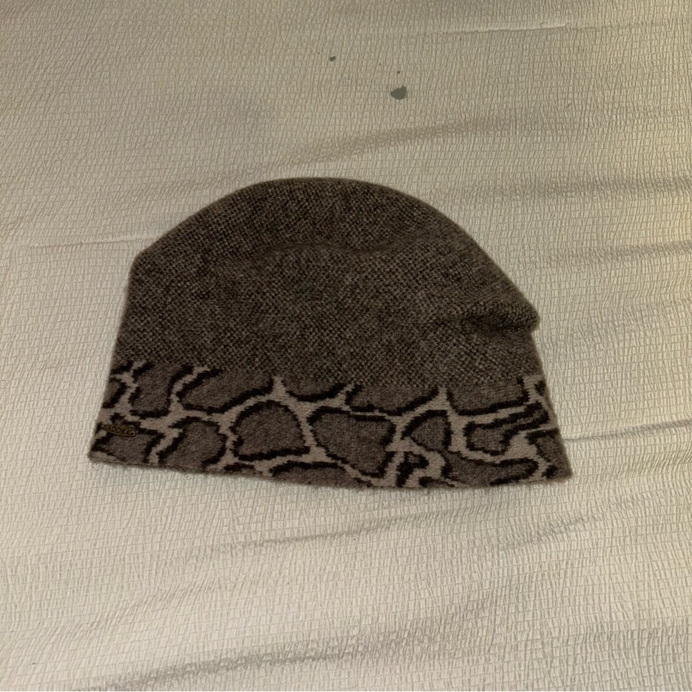 Animal Print Slouchy Knit Beanie |